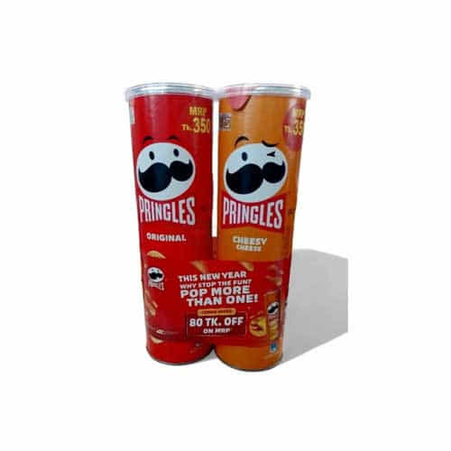 Pringles Orginal & Cheesy Cheese Combo