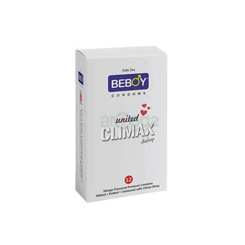 Beboy United Climax Delay 4in1(Mango Flavored) Condom - 12Pcs Pack(India)