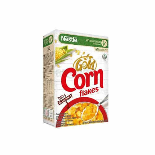 Nestlé Gold Corn Flakes Breakfast Cereal Box