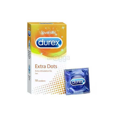 Durex Extra Dots Condom 10's Pack
