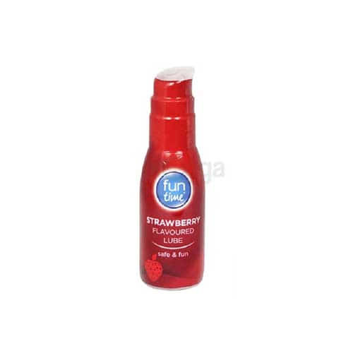 Funtime Strawberry Stimulating Water Based Lubricant Gel - 75ml (Made in UK)