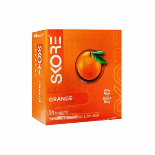 Skore Orange 1500+Dot Condoms 10's Pack