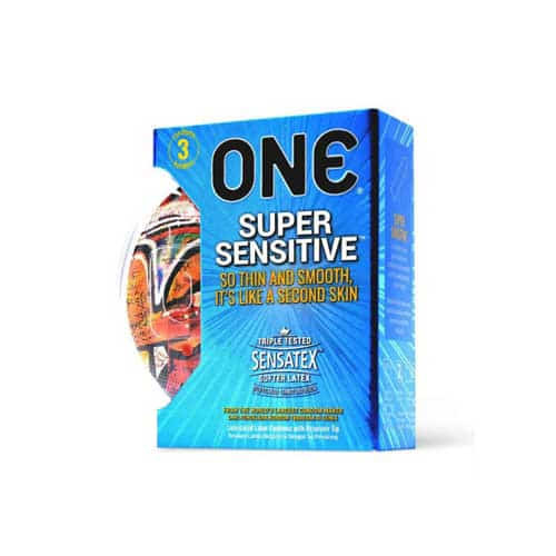 ONE Super Sensitive So Thin And Smooth Pleasure Condoms