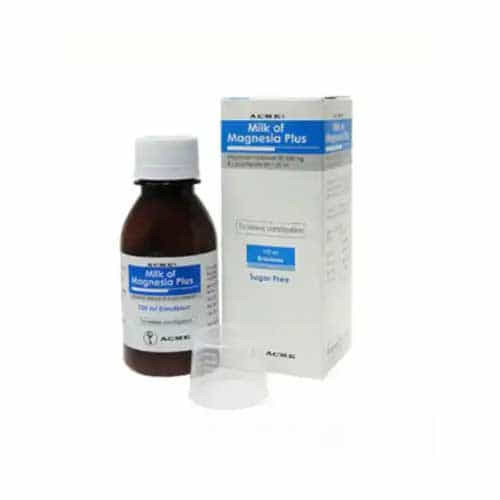 MILK OF MAGNESIA PLUS 120 ML Syrup