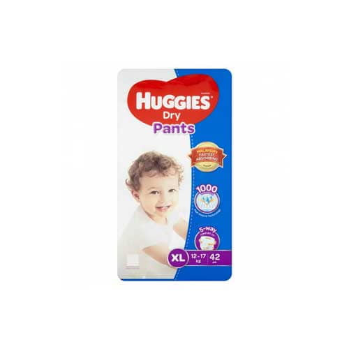 Huggies Dry pants (XL)12-17kg 42Pcs