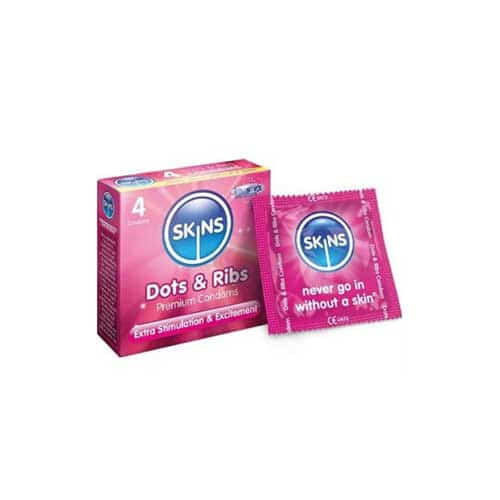Skin Dots & Ribs Premium Condom 4's Pack