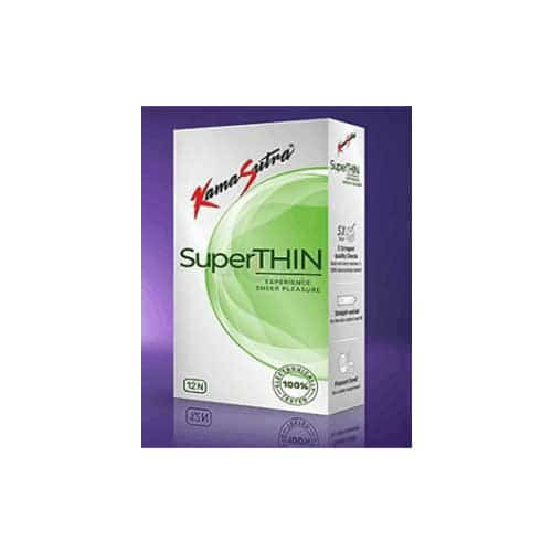 Kamasutra SuperThin Experience Sheer Pleasure Condoms 12's Pack
