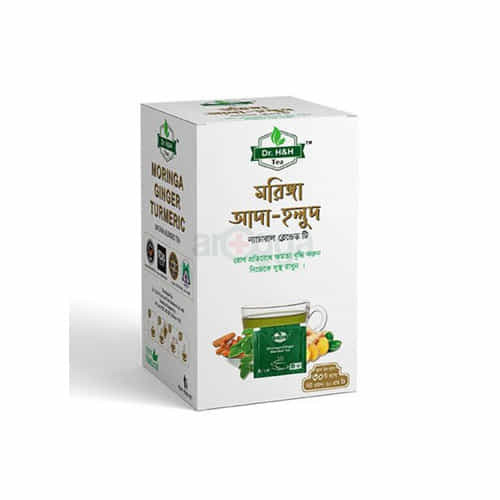 Dr. H&H Tea Moringa Ginger Turmeric Tea 30's Pack