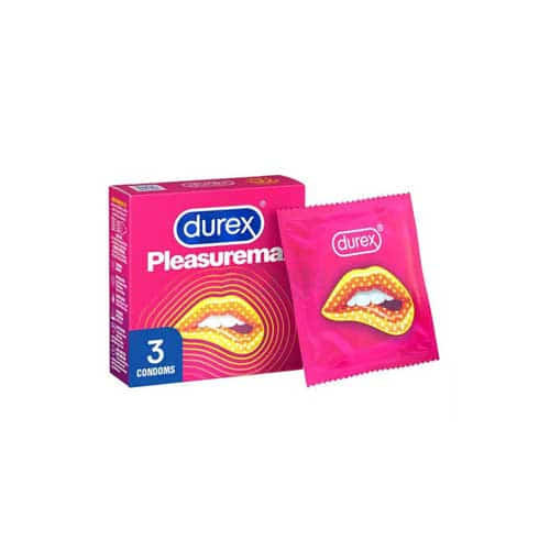 Durex Pleasuremax Ribbed & Dotted Condom - 3pcs Pack