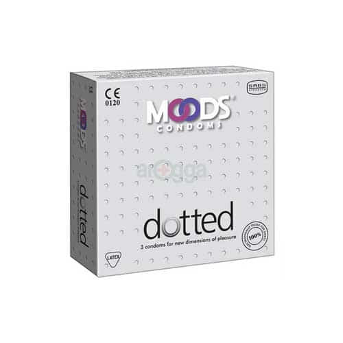 Moods Dotted Condom 3's Pack