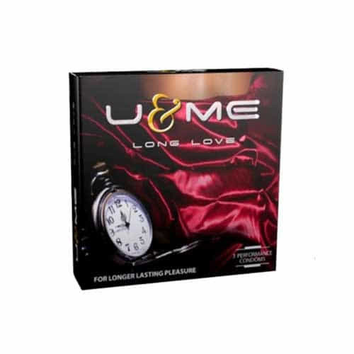 U & ME Long Love Condom 3's Pack