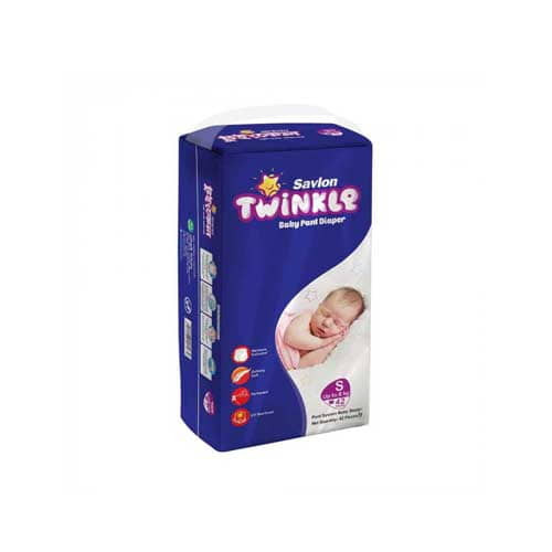 Savlon Twinkle Baby Pant Diaper 8kg 42 pcs