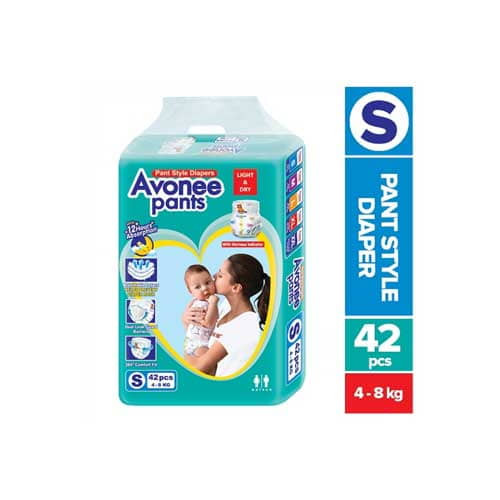 Avonee Small Pant Diaper (4-8Kg) 42pcs