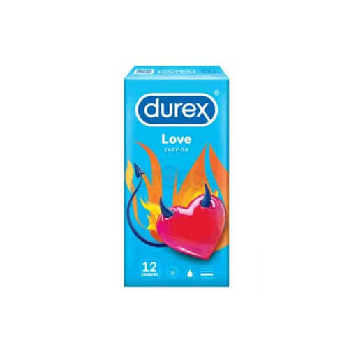 Durex Love Easy On Best Fit Condom - 12Pcs Pack - Uk