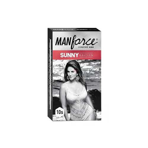 Manforce Sunny Edition Ribbed & Dotted Condom - 10Pcs Pack(India)