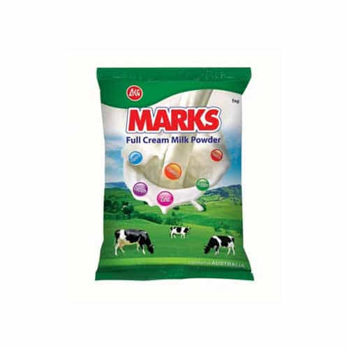 Marks Full Cream Milk Powder 1kg Poly