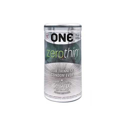 One Condom Zero Thin Thinnest Condom - 12Pcs Jar(Malaysia)