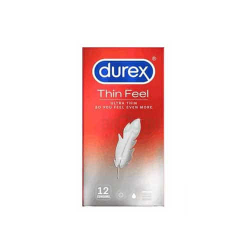 Durex Thin Feel Ultra Thin So You Feel Even More Condom 52mm - 12Pcs Pack