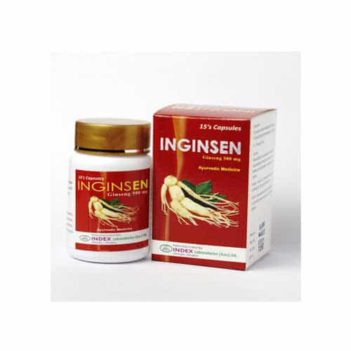 Inginsen 500mg Capsule (15pcs Pot)