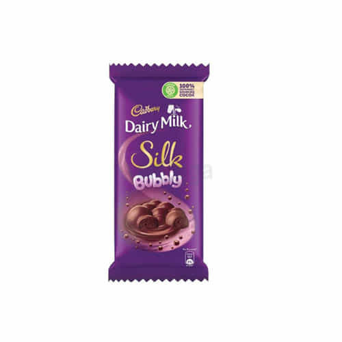 Cadbury Dairy Milk Silk Bubbly Chocolate Bar