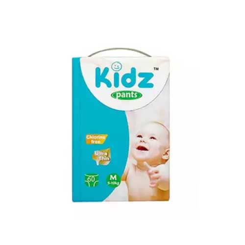 Kidz Baby Belt Diaper M 5-10 kg 60 pcs