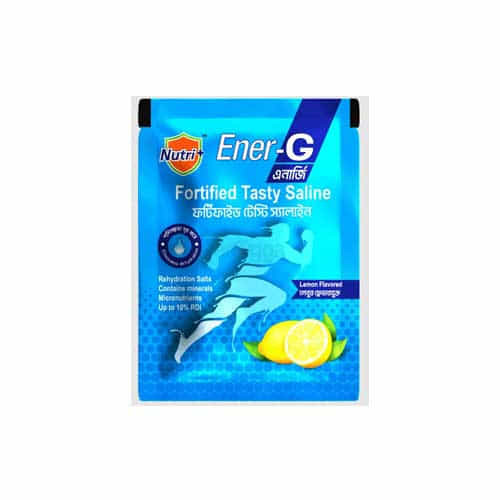 Nutri+ Ener-G Fortified Tasty Saline Lemon