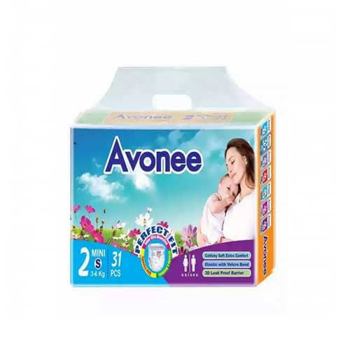 Avonee Mini 2 Baby Diaper Belt S (3kg-6kg) 31pcs