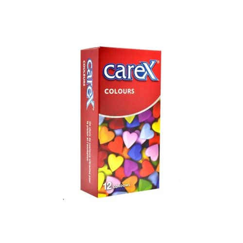 Carex Colours Flavoured Ultra Thin Condom - 12Pcs Pack(Made In Malaysia)