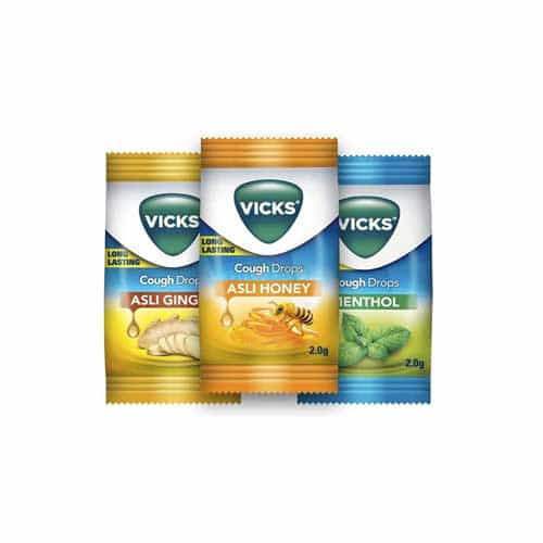 Vicks COUGH DROPS Chocolate