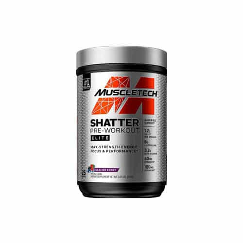 Muscletech Shatter Elite Pre-Workout,Glacier Berry,