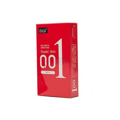 Okamoto 001 Zero Zero One Super Ultra Thin Condom - 10Pcs Pack