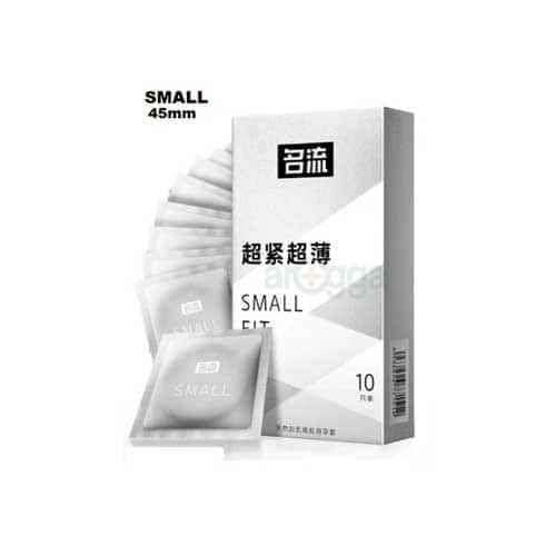 Celebrity Small Condom Fit Plain Silver Condom 10's Pack