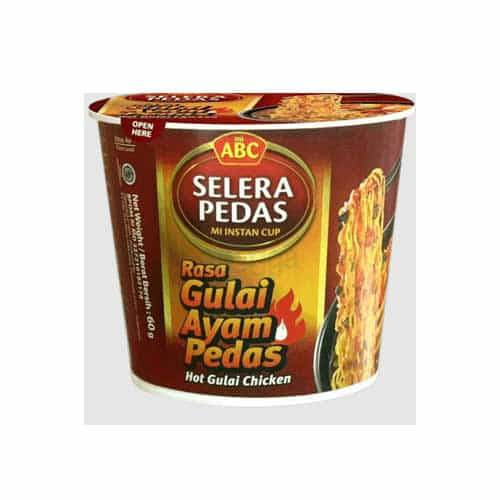 Mi ABC Hot Gulai Chicken Cup Noodles 60gm